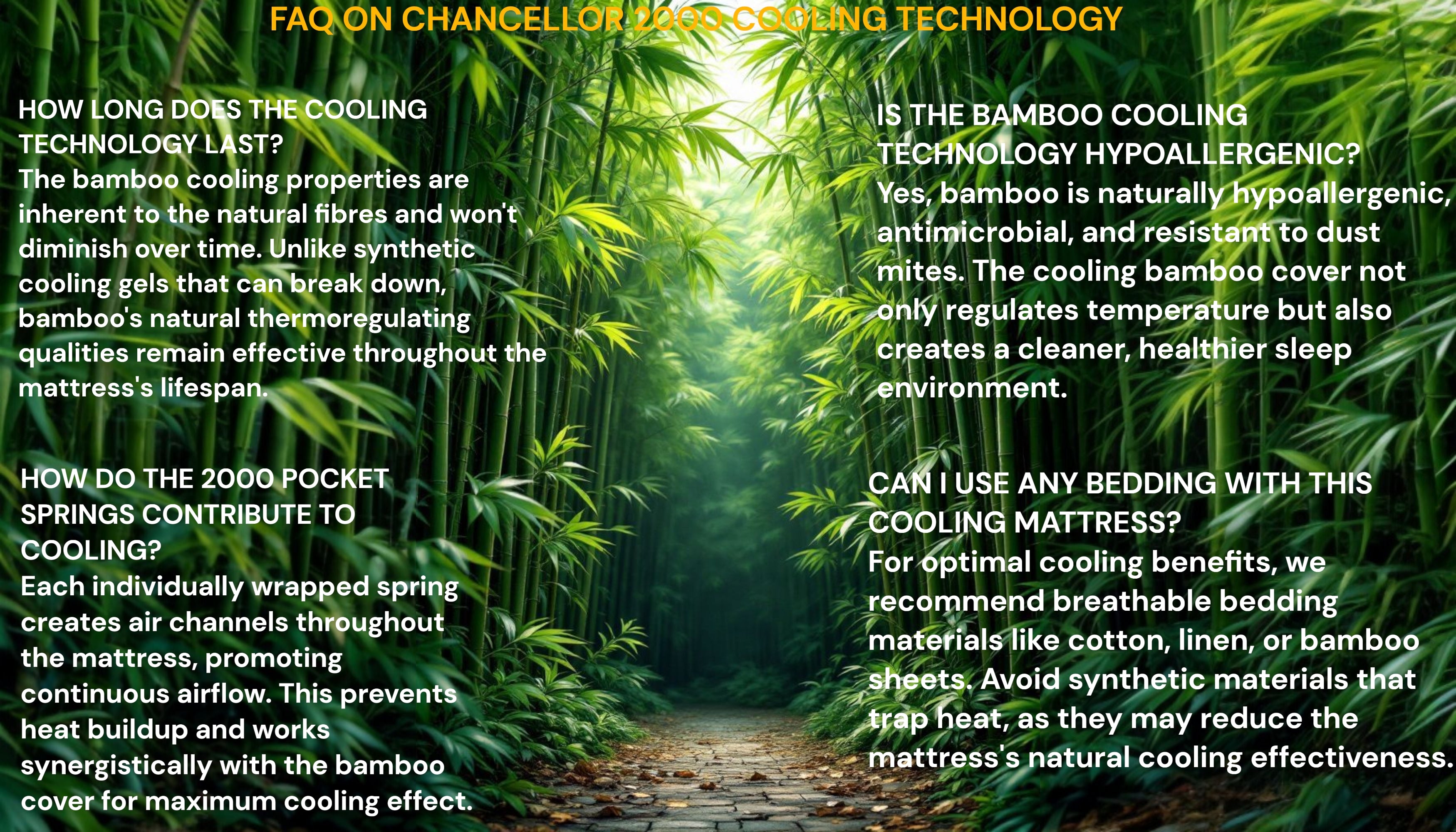 Image showing Bamboo cooling technology