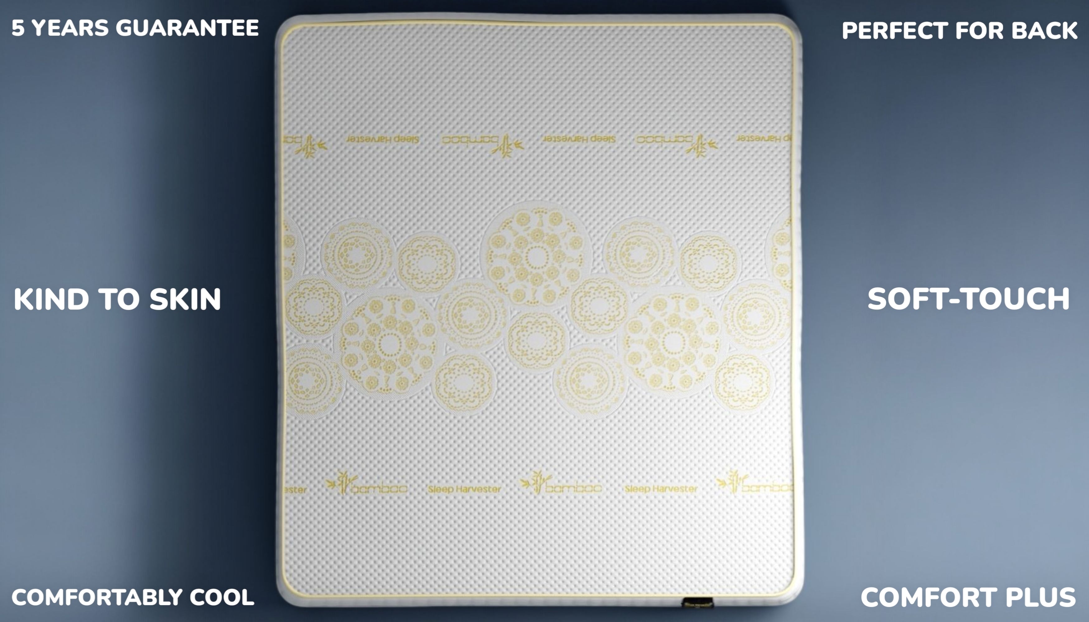 CHANCELLOR 2000 features natural, eco-friendly, sustainable Bamboo fabric with cool technology for health & sleep