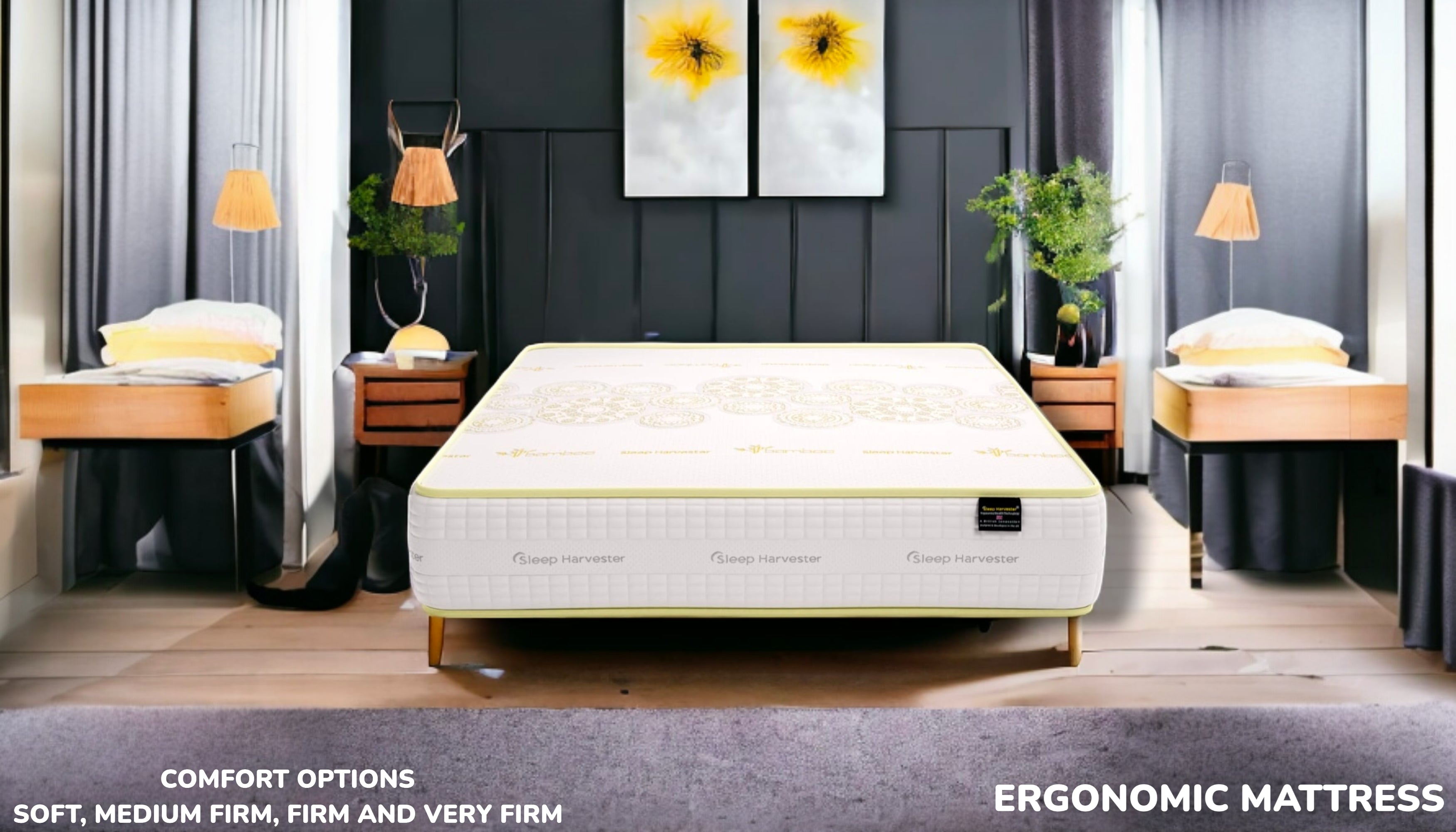 CHANCELLOR 2000 has SOFT, MEDIUM FIRM, FIRM & VERY FIRM options: breathable for temperature balance & hot sleepers