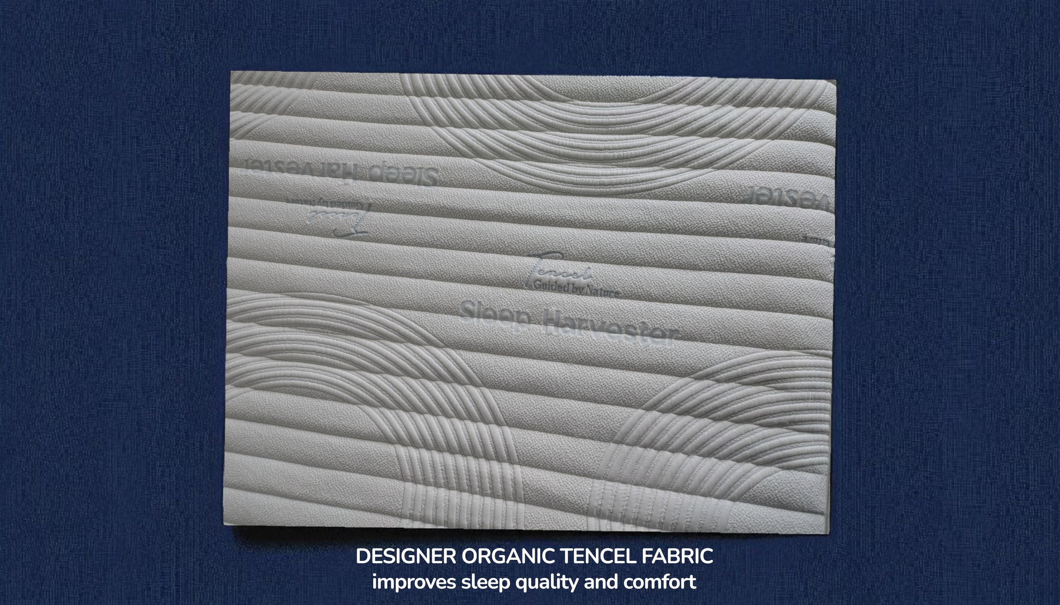 MOON organic Tencel kids mattress highlighting natural breathable materials and eco-friendly construction