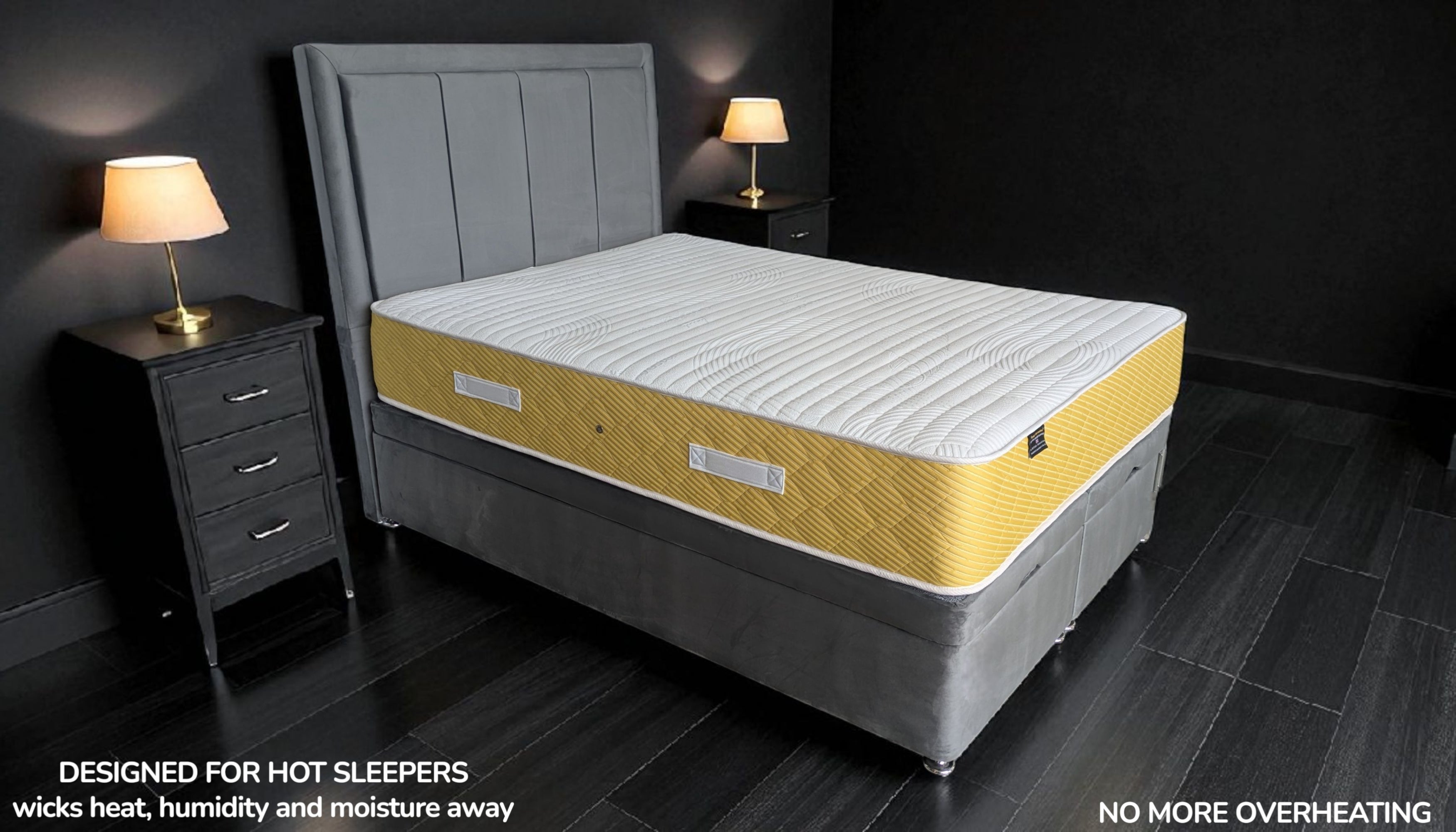 30x cooler sleep technology in ROVER heavy duty mattress