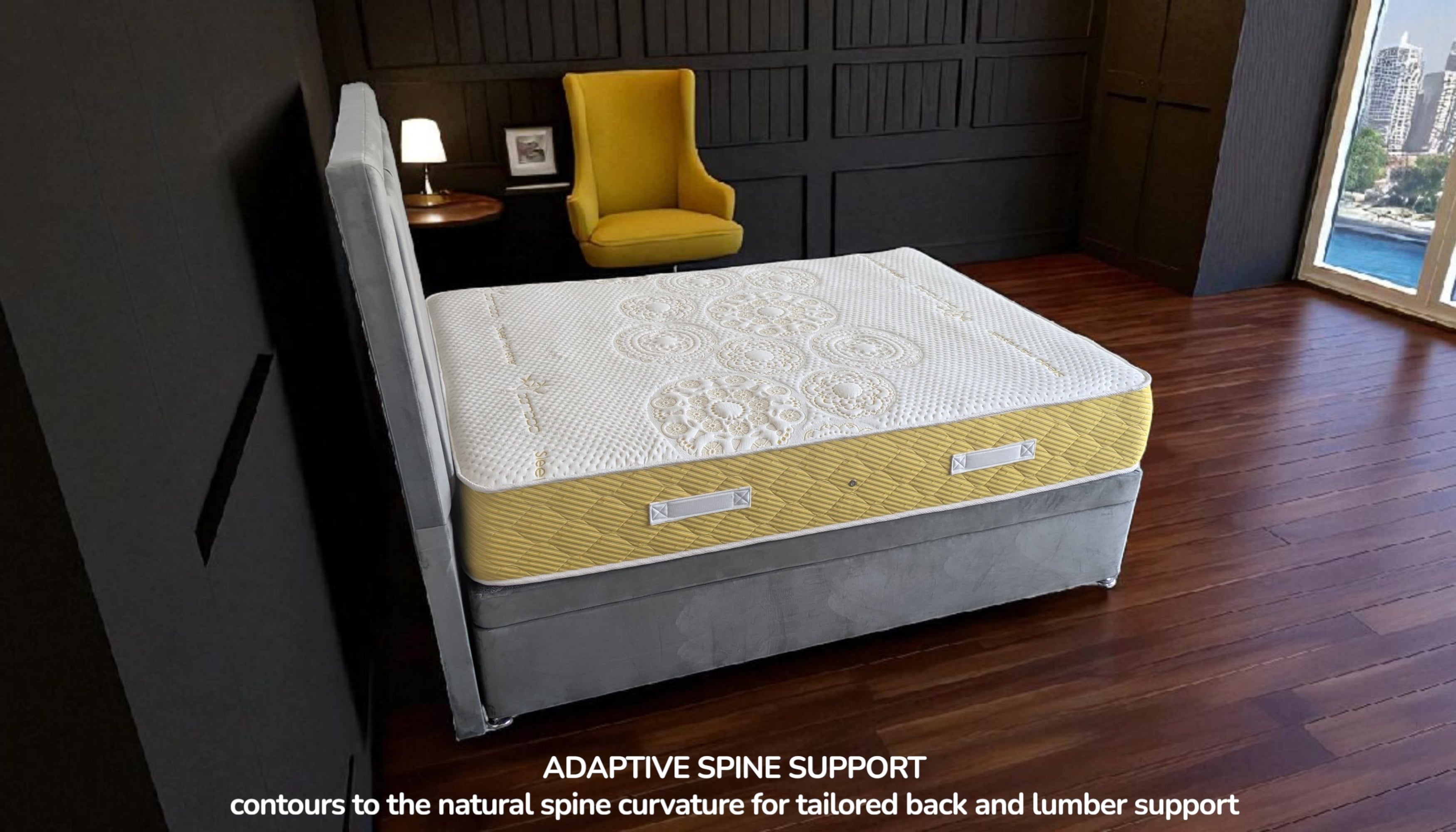Sienna mattress spine support technology for proper posture alignment