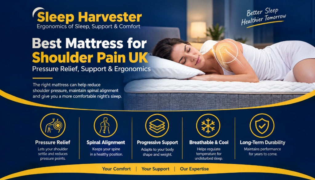 Best Mattress for Shoulder Pain UK (2026) | Pressure Relief, Support & Firmness