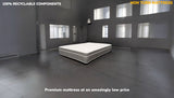 Alfie mattress internal construction with 2000 pocket springs and comfort layers