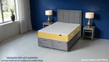 AZORES single-sided mattress design with temperature regulation and hot sleeper cooling technology