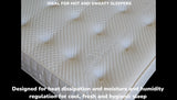 BLISS mattress has cooling properties ideal for hot sleepers with natural temperature regulation