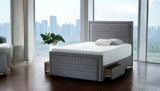 VICTORIA Divan Bed - 2 Drawers, Headboard & Footboard UK