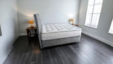 Orthopaedic pocket mattress with luxury pillow top