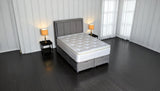 A hybrid mattress with pillow top