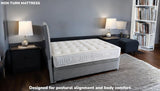 FELLOW 1500 ergonomic mattress providing spinal alignment and postural support for back pain relief and muscle tension