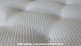 FELLOW 1500 mattress Eco Clean fabric close-up showing hypoallergenic and breathable surface for sensitive skin with brand logo