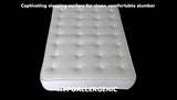 FELLOW 1500 hybrid mattress top view showing Eco Clean knit fabric surface and premium comfort construction