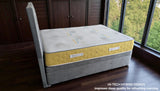 Hybrid mattress technology combining pocket springs and memory foam layers