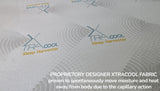 XTRACOOL cooling fabric technology for temperature regulation during sleep