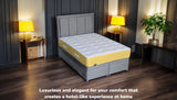 100% natural Tencel fabric detail on INIS 2000 temperature adaptive mattress