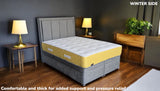 INIS 2000 mattress showing winter side thickness and layered support