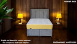 INIS 2000 pocket spring mattress with temperature adaptive Tencel and wool layers