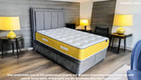 Close-up of INIS 2000 mattress summer side made with natural Tencel fabric