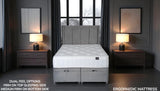 Leonore Bamboo 1000 Ergopaedic mattress front view showing dual comfort design