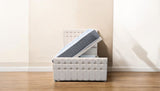 IO Ottoman Side Lift Storage Bed - Premium Upholstered UK