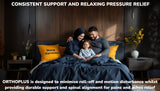 Orthoplus orthopaedic mattress full product view showcasing Euro Top design