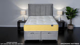 PROBE 2000 XTRACOOL hybrid mattress front view showing premium white fabric and cooling technology