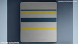 Top-down view of pillow top showing premium quality, soft-to-touch viscose sleeping fabric for cool and comfortable sleep