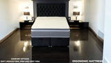 READER 1500 box top mattress comfort features with Airpulse Medical Memory and 1500 pocket springs for luxury sleep