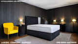 Scholar 1500 mattress cross-section view highlighting one-sided design and internal layer construction
