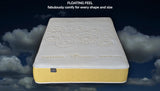 Sienna mattress demonstrating weightless comfort and spine alignment support