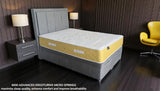 Close-up of 4000 ErgoTurn micro-pocket springs in Sienna hybrid mattress