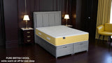 British wool layer in Sienna mattress for natural temperature regulation
