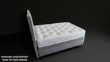 SPINECARE mattress demonstrating proper spinal alignment and lumbar support for healthy sleep posture