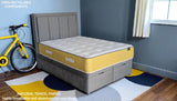 STAR 1000 pocket spring system illustration highlighting individual spring support for growing children