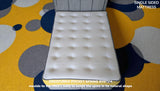 STAR single mattress in bedroom setting showing size and design suitable for children aged 8-12 years