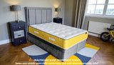 STAR mattress Sleep Resonance Foam technology diagram showing pressure relief and comfort layers