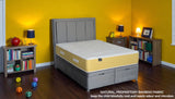 Close-up of bamboo fabric on TIGER Children's cooling mattress