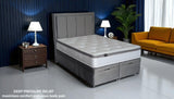 ULRIKA mattress bamboo fabric cover detail showing natural eco-friendly material