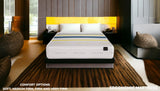 VICEROY 2000 viscose hybrid mattress comfort features showing luxury materials and ergonomic design for pressure relief