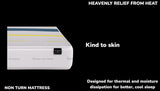 VICEROY 2000 cooling mattress with 30x breathable technology and heat regulation for hot sleepers and temperature control