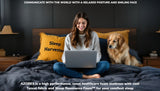 AZORES luxury health foam mattress lifestyle shot showing premium bedroom setup