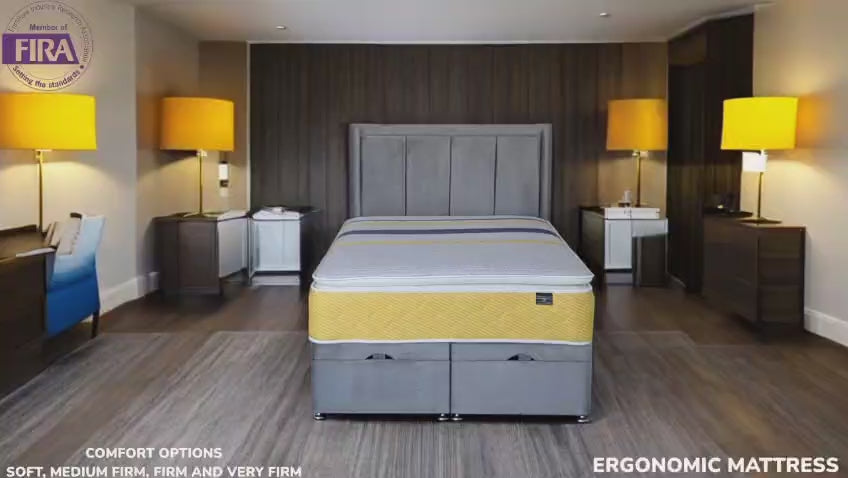 Animation showing PROVOST 2000 pillow top hybrid mattress